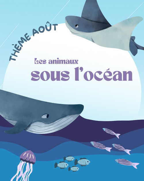 Box kids AOÛT "Les animaux sous l'océan"